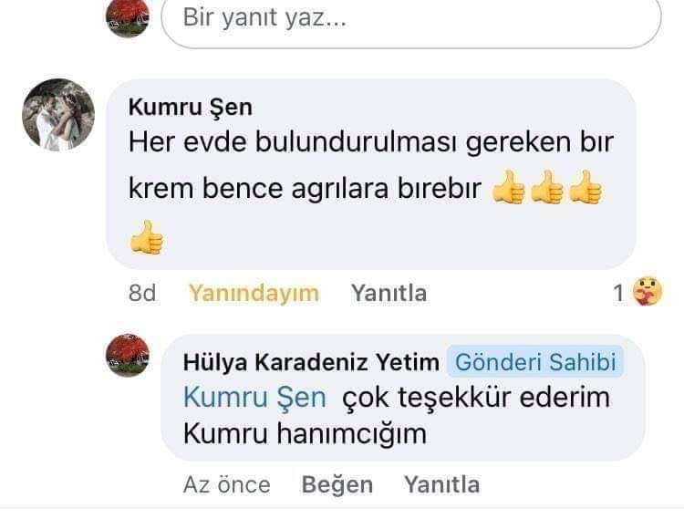 HÜMA & BERLİN
Bitkisel Ağrı Tedavi Edici Masaj Kremi