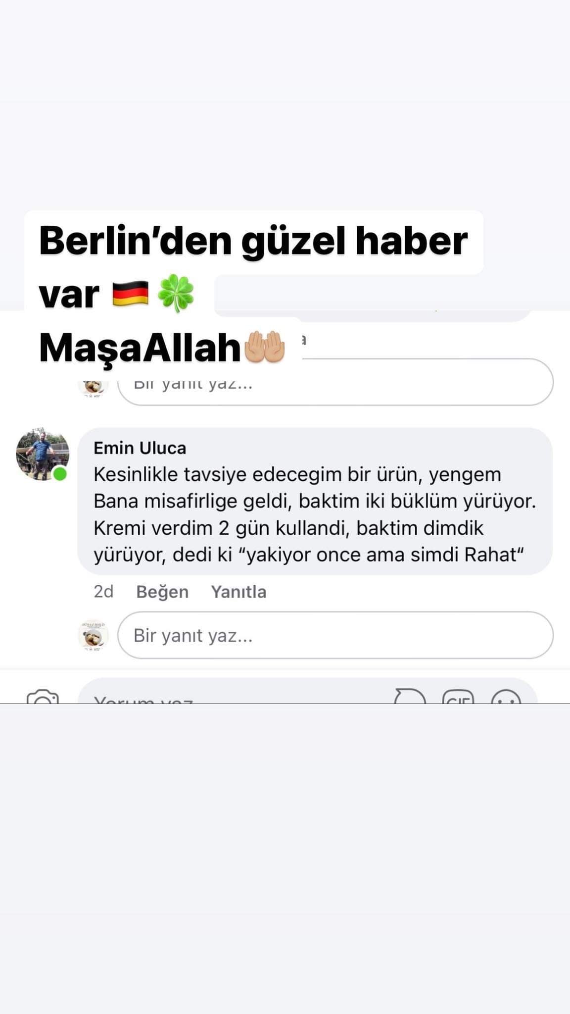 HÜMA & BERLİN
Bitkisel Ağrı Tedavi Edici Masaj Kremi
