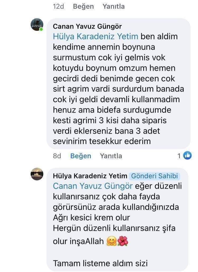 HÜMA & BERLİN
Bitkisel Ağrı Tedavi Edici Masaj Kremi