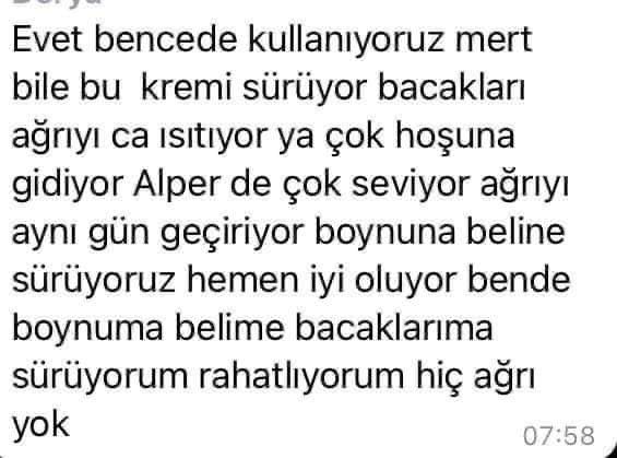 HÜMA & BERLİN
Bitkisel Ağrı Tedavi Edici Masaj Kremi