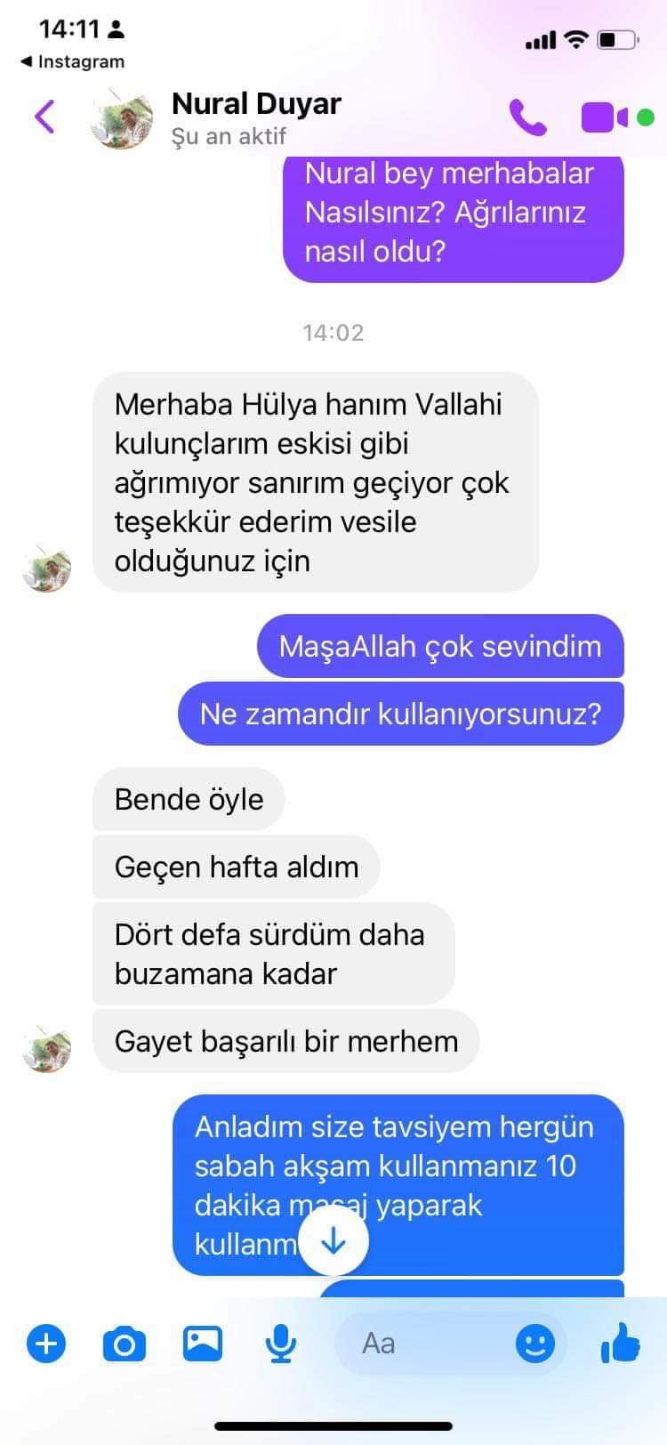 HÜMA & BERLİN
Bitkisel Ağrı Tedavi Edici Masaj Kremi