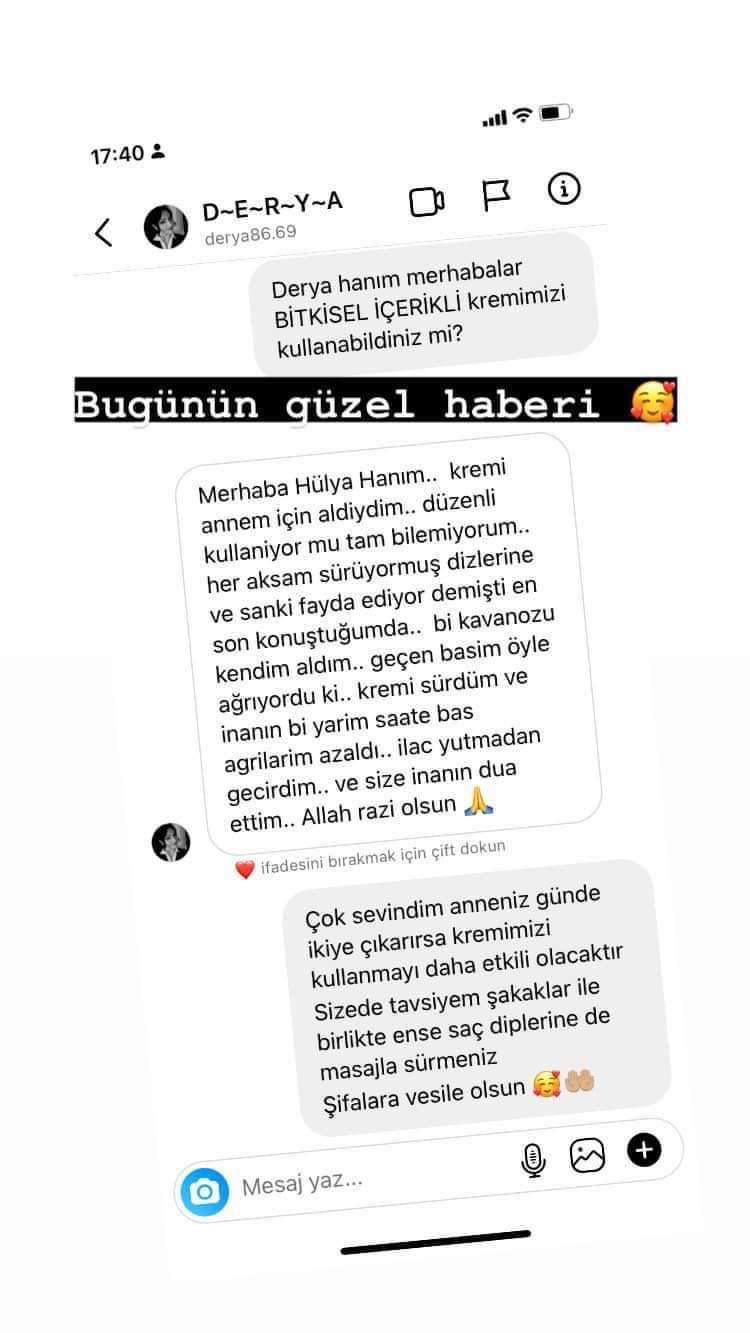HÜMA & BERLİN
Bitkisel Ağrı Tedavi Edici Masaj Kremi