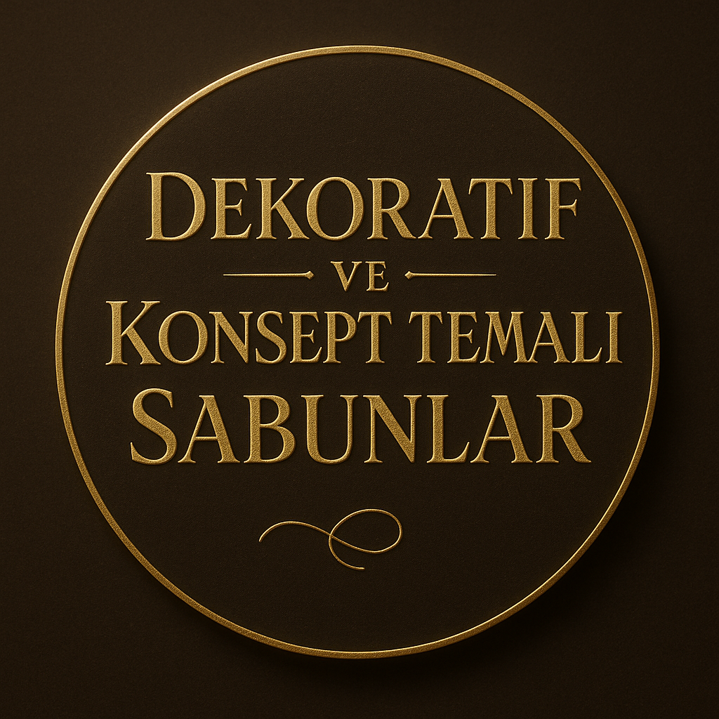 Dekoratif ve konsept  Temalı Sabun Tasarımlar