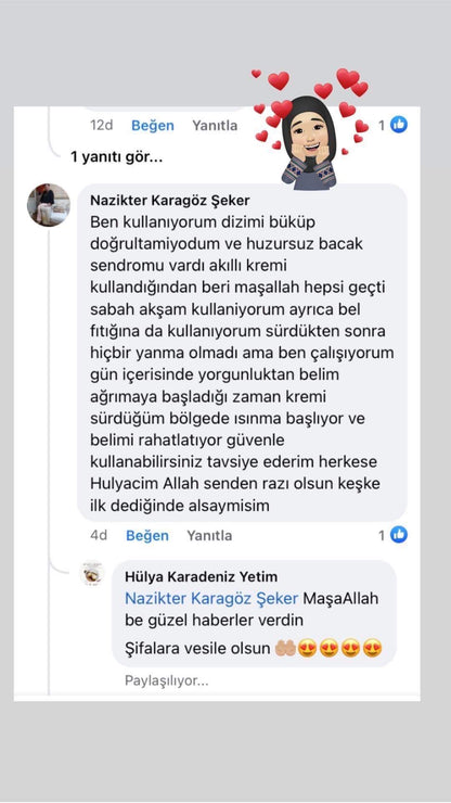 HÜMA & BERLİN
Bitkisel Ağrı Tedavi Edici Masaj Kremi