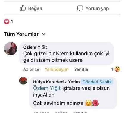 HÜMA & BERLİN
Bitkisel Ağrı Tedavi Edici Masaj Kremi