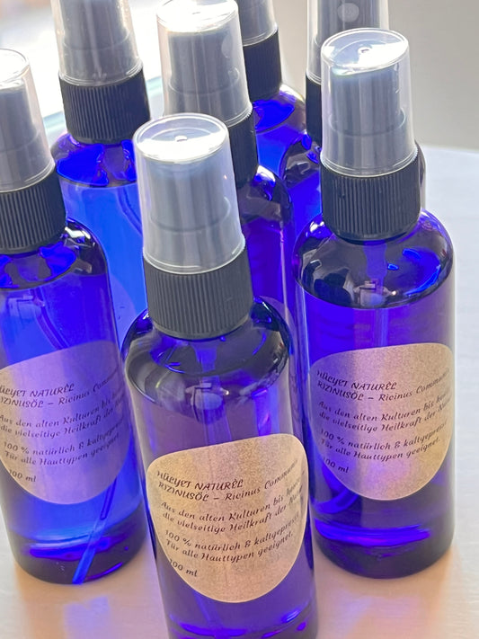 "Hülyet Naturèl %100 saf soğuk pres hint yağı şişesi - doğal saç ve cilt bakımı"
