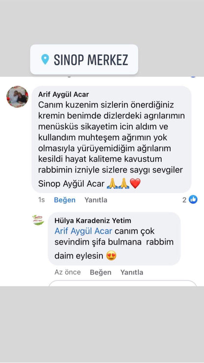 HÜMA & BERLİN
Bitkisel Ağrı Tedavi Edici Masaj Kremi