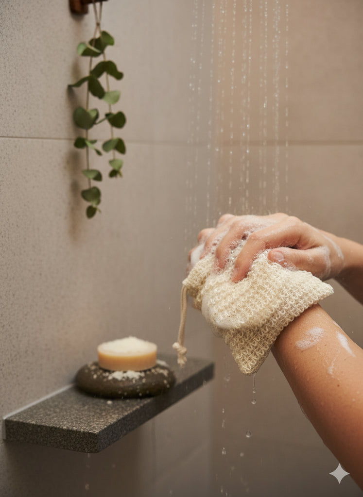 Hülyet Natürlicher Luffa-Schwamm – Schaum-Genuss Seifenmischung