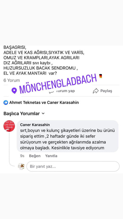 HÜMA & BERLİN
Bitkisel Ağrı Tedavi Edici Masaj Kremi