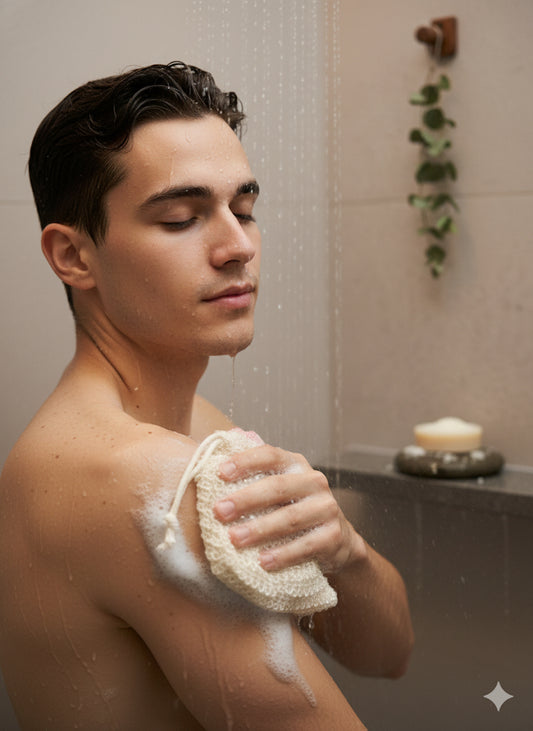 Hülyet Natürlicher Luffa-Schwamm – Schaum-Genuss Seifenmischung
