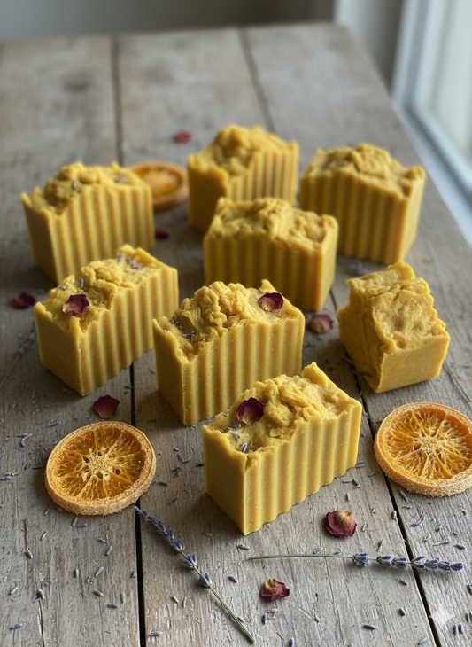 Hülyet Naturèl – Balkabağı Sabunu (El Yapımı & Sonbahar Özel) | Handgemachte Kürbis-Seife – Herbst Limited Edition