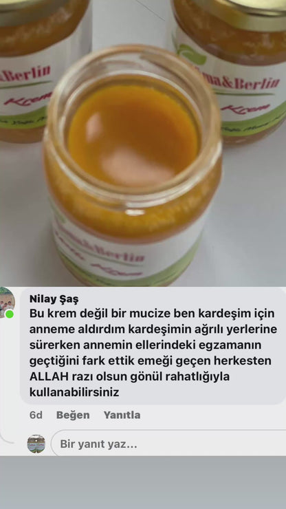 HÜMA & BERLİN
Bitkisel Ağrı Tedavi Edici Masaj Kremi