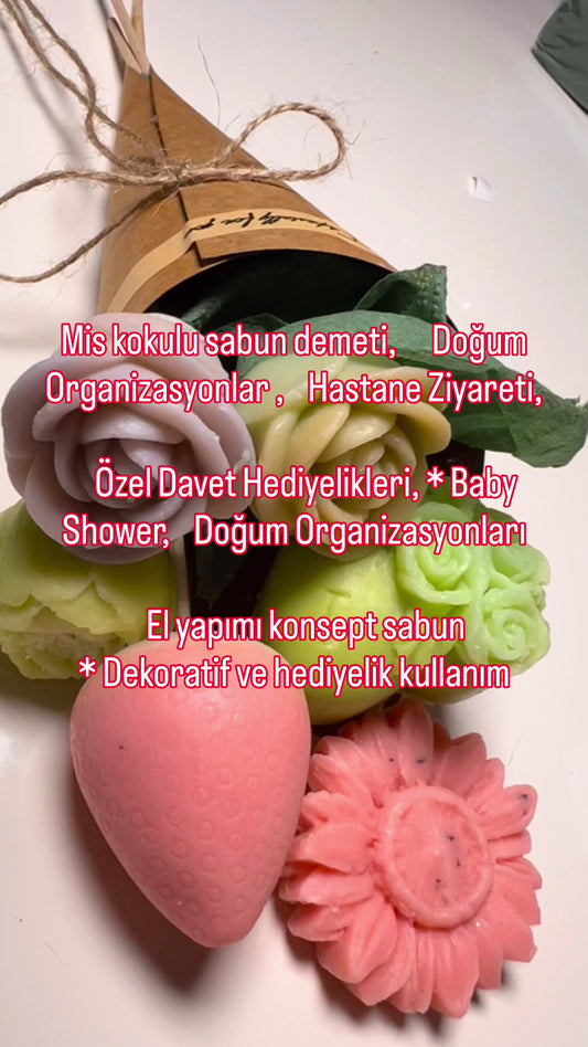 Sabun Buketi | Seifenstrauß – Handgemachte Seifen / El Yapımı Sabunlar
